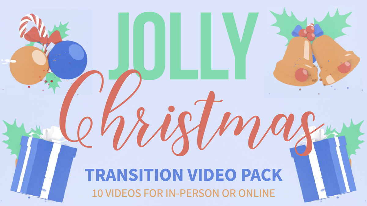Jolly Christmas Transition Video Pack image number null